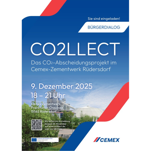 Einladung zum Bürgerdialog am 9. Dezember 2025 im Cemex Zementwerk Rüdersdorf